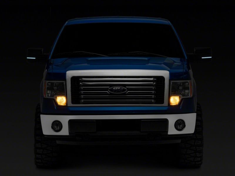 Raxiom 09-14 Ford F-150 Axial Series White LED Mirror Turn Signal- Smoked Side Mirrors Raxiom