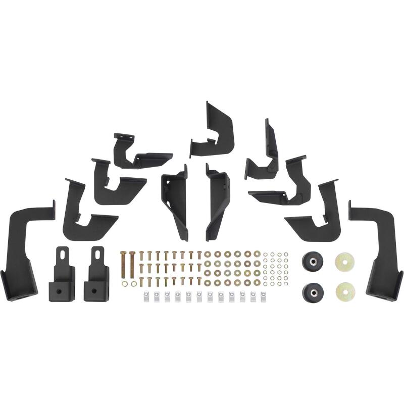 Westin 07-18 Chevrolet Silverado 1500 CC 5.5ft Bed HDX Drop W2W Nerf Step Bars - Tex. Blk Nerf Bars Westin