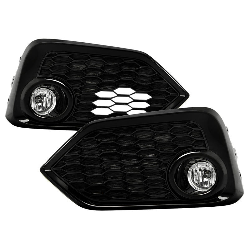 Spyder 16-17 Honda Civic 3DR Hatchback Only OEM Fog Light w/Switch - Clear (FL-HC2017-H-C) Fog Lights SPYDER