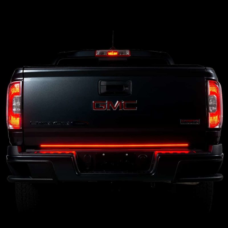 Putco 17-19 Ford Super Duty 60in Amber Blade LED Light Bar w/ Direct fit Quick-Connect Harness Light Tailgate Bar Putco