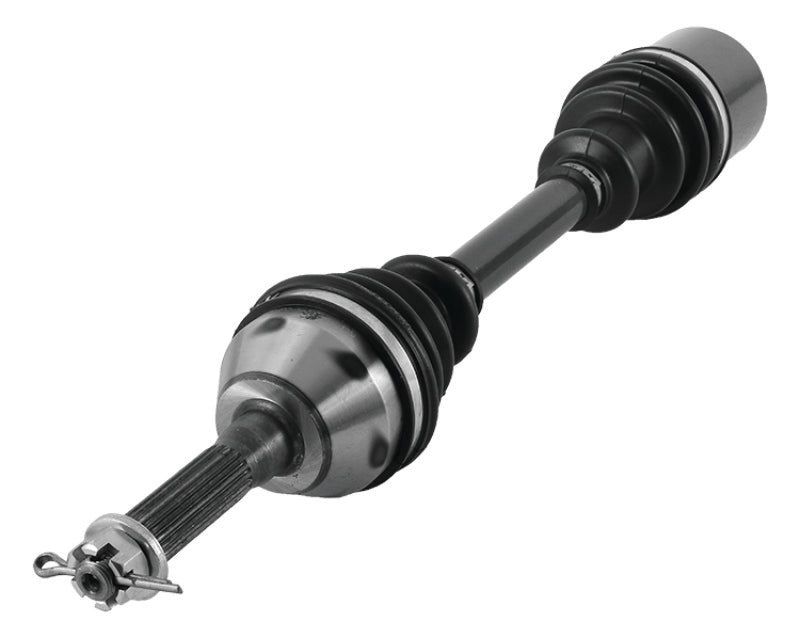 QuadBoss 11-12 Polaris Sportsman 400 HO 4x4 (02) Front Left Replacement Axle Axles QuadBoss