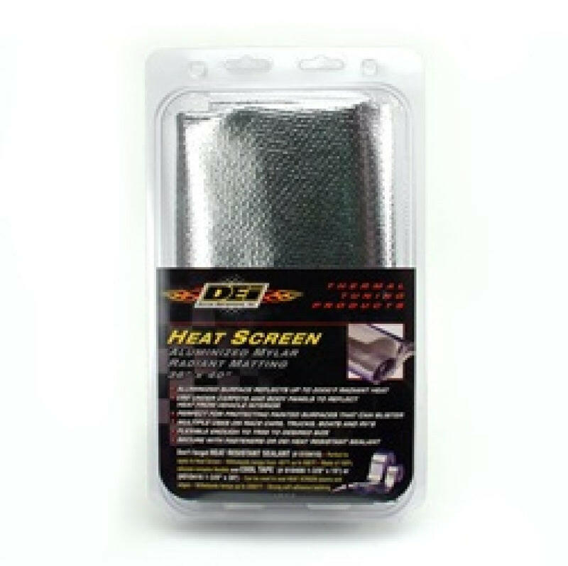 DEI Heat Screen 36in x 40in - Mylar Radiant Glass Fiber Matting Thermal Wrap DEI