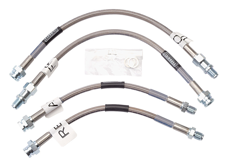 Russell Performance 63-82 Chevrolet Corvette Brake Line Kit Brake Line Kits Russell