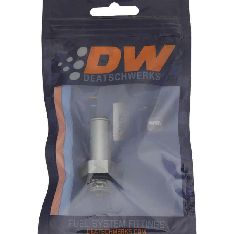 DeatschWerks 6AN ORB Male To 1/2in Barb Fitting (Single Barb - Incl O-Ring) Fittings DeatschWerks
