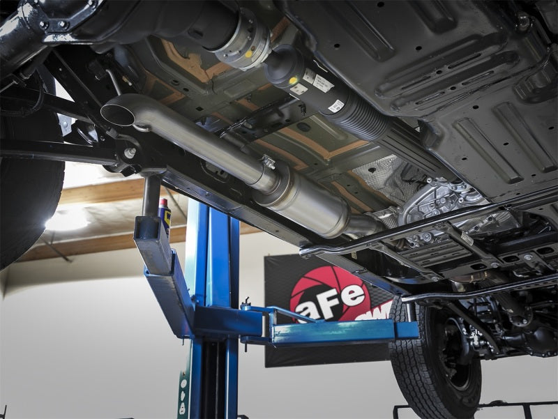 aFe Rock Duster 3in 409 SS Cat-Back Turn-Down Exhaust 2018+ Jeep Wrangler (JL) V6 3.6L Catback aFe