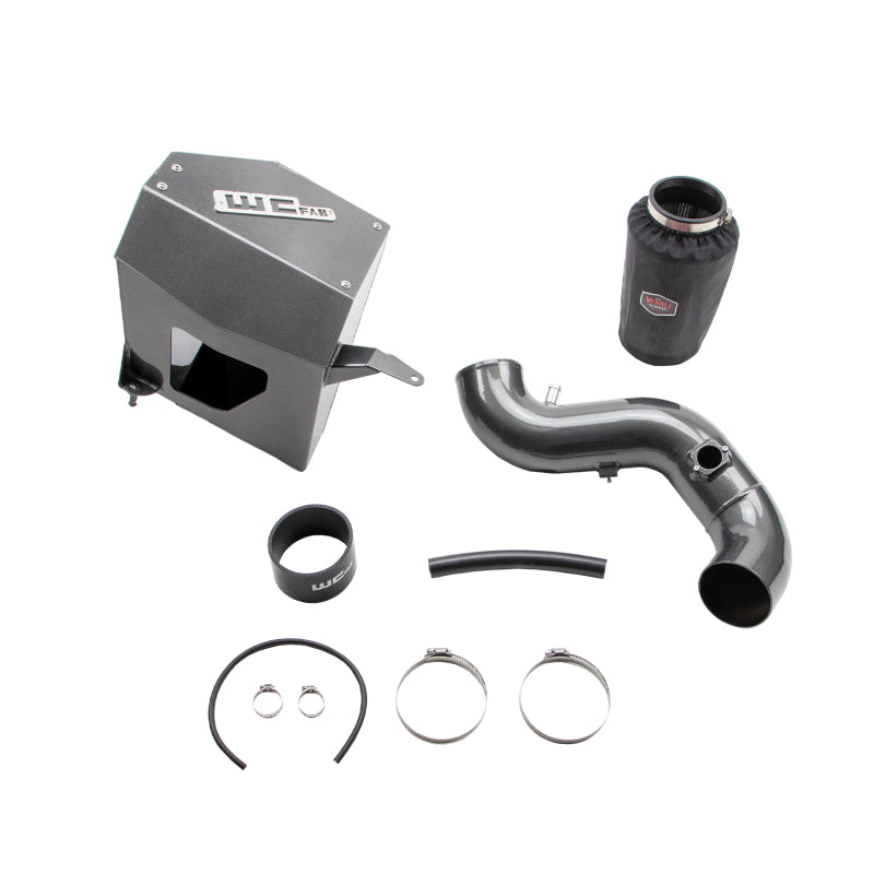 Wehrli 10-12 6.7L Cummins 4in. Intake Kit - WCFab Grey Cold Air Intakes Wehrli