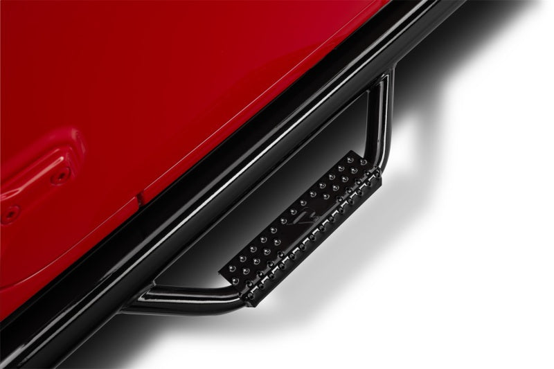 N-Fab Nerf Step 2018 Jeep Wrangler JL 2 Door - Gloss Black - W2W - 3in Side Steps N-Fab