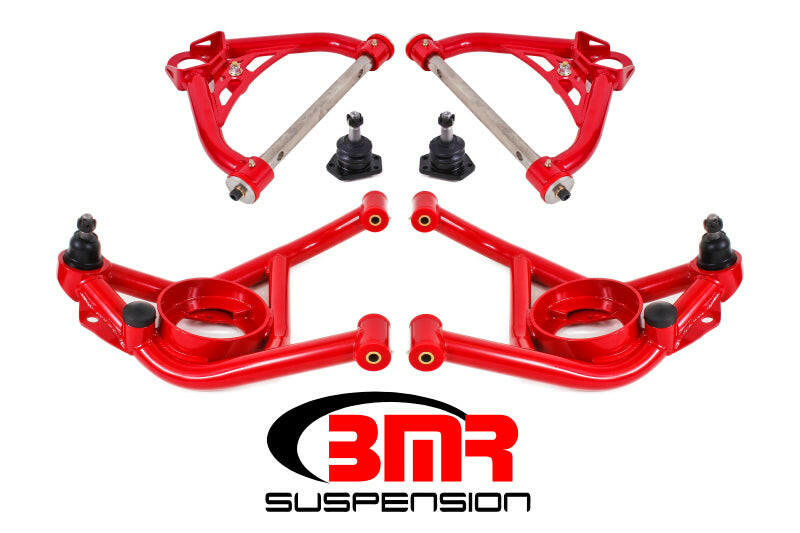 BMR 70-81 2nd Gen F-Body Upper And Lower A-Arm Kit - Red Control Arms BMR Suspension