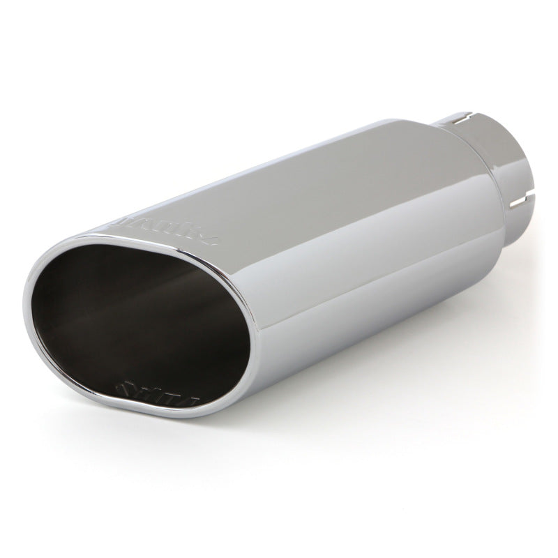 Banks Power Tailpipe Tip Kit - SS Obround Slash Cut - 3.5in Tube - 4.38in X 5.25in X 13.38in Tips Banks Power