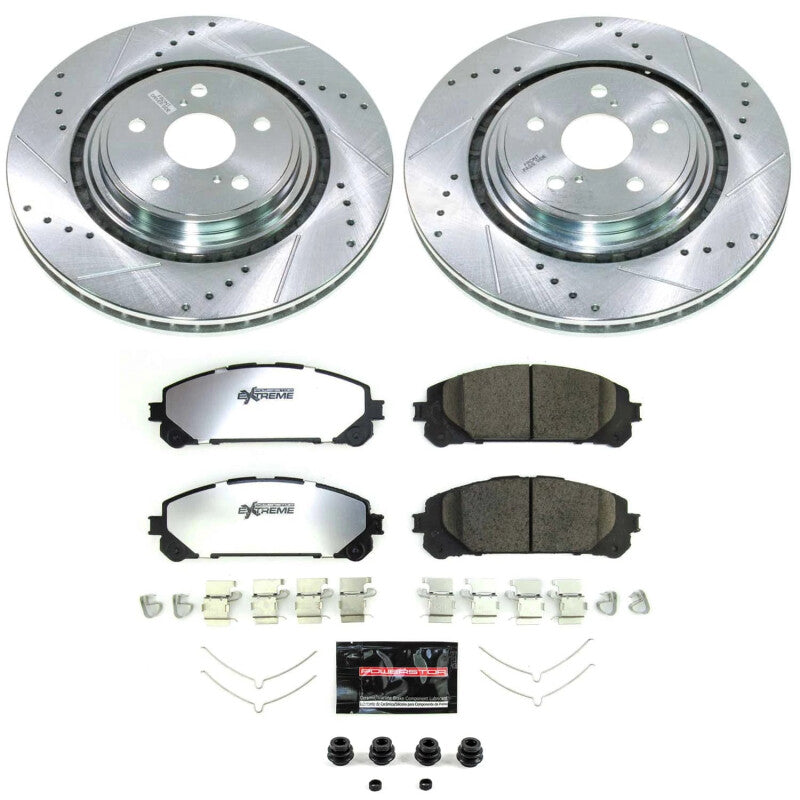 Power Stop 20-22 Toyota Highlander Front Z36 Truck & Tow Brake Kit Brake Kits - Performance D&S PowerStop