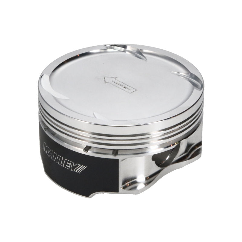 Manley 03-07 Nissan 350Z/Maxima 81.4mm Stroker 96.00mm +.5mm Bore 8.5:1 Dish Piston Set w/ Rings Piston Sets - Forged - 6cyl Manley Performance