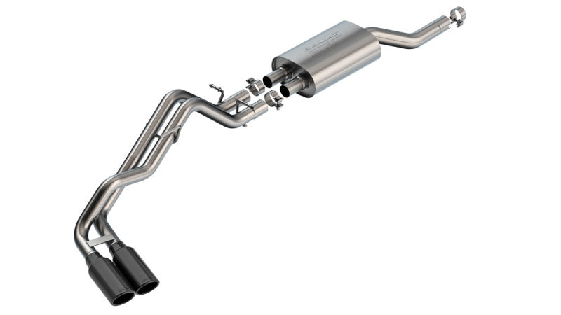 Borla 2024+ Ford Ranger XLT S Type Catback System - Black Chrome Catback Borla