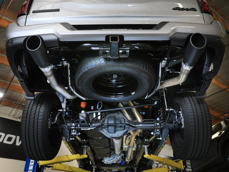 aFe Vulcan Series Cat-Back Exhaust System RAM 1500 2025 V6-3.0L (tt)- Black Tips Catback aFe