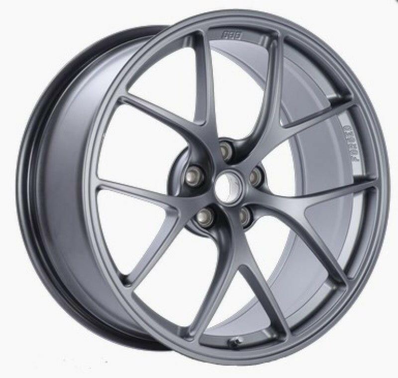 BBS FI 20x10.75 5x114.3 ET56 CB67 Titanium Wheel -82mm PFS/Clip Req Wheels - Forged BBS