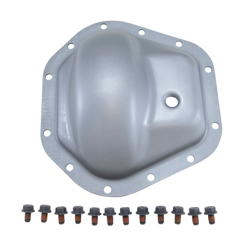Yukon Steel Cover for Dana 60 Standard Rotation 02-08 GM Rear w/12 Bolt Cover Diff Covers Yukon Gear & Axle