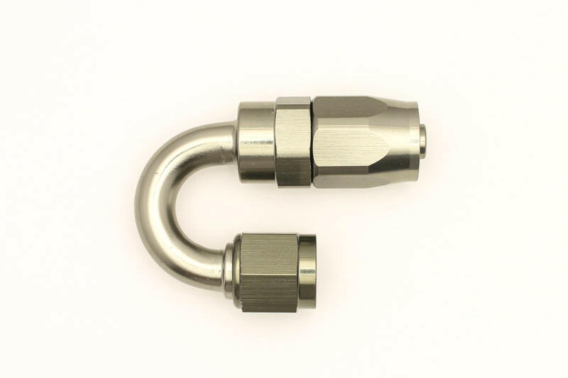 DeatschWerks 6AN Female Swivel 180-Degree Hose End CPE Fittings DeatschWerks