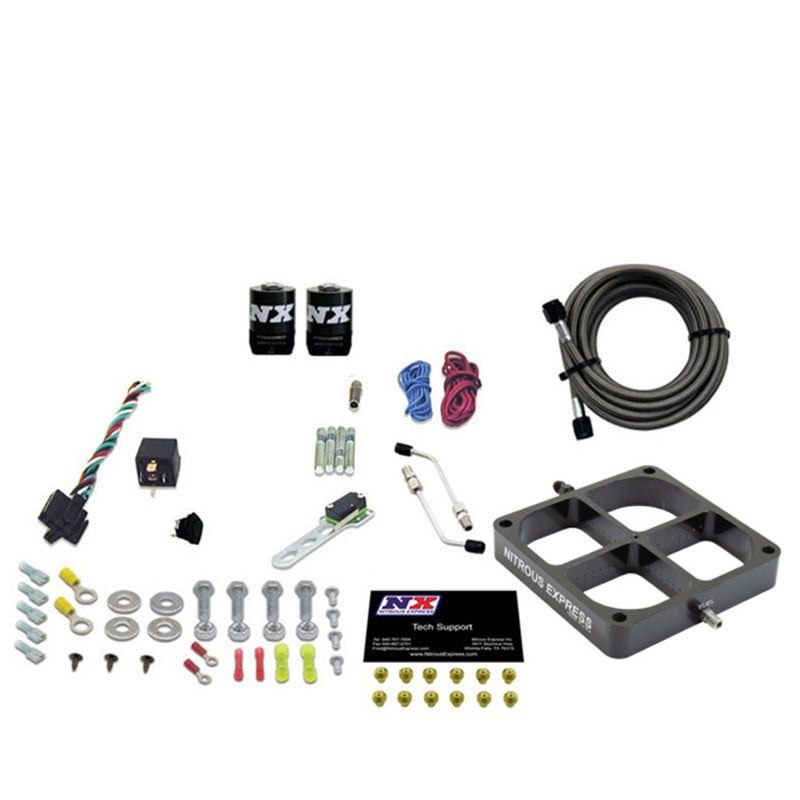 Nitrous Express Single Entry Crossbar 8500 Based Throttle Body Nitrous Kit w/No Bottle Nitrous Systems Nitrous Express