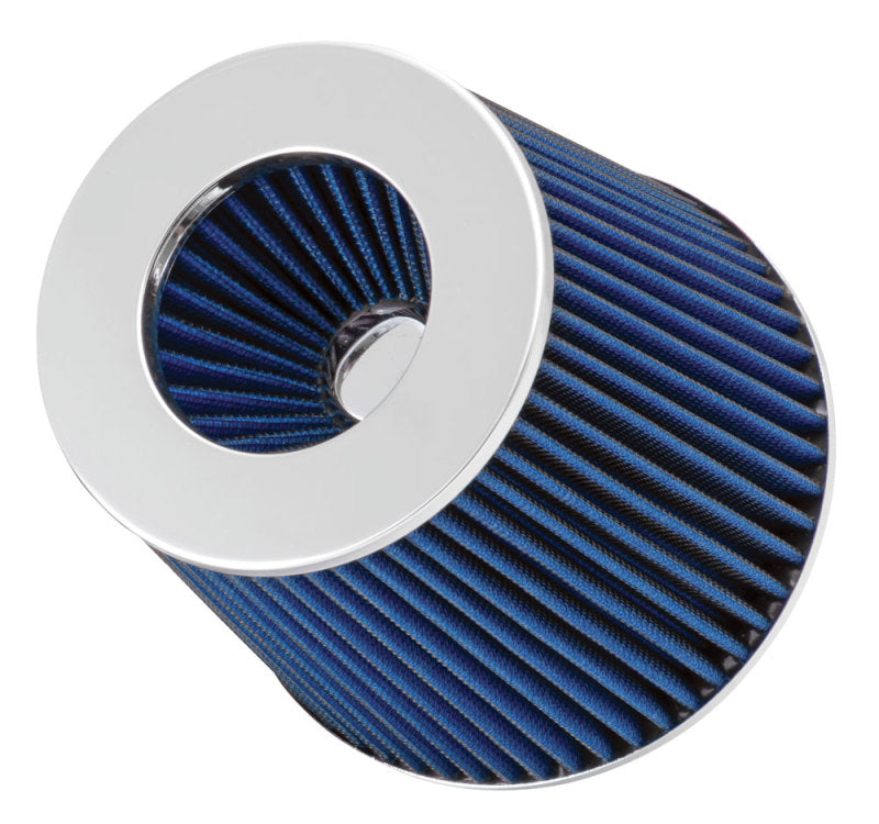 Spectre Adjustable Conical Air Filter 5-1/2in. Tall (Fits 3in. / 3-1/2in. / 4in. Tubes) - Blue Air Filters - Universal Fit Spectre