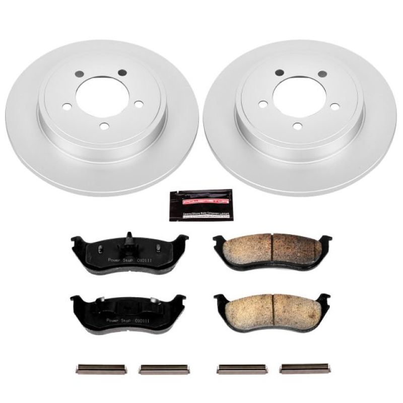 Power Stop 02-05 Ford Explorer Rear Z17 Evolution Geomet Coated Brake Kit Brake Kits - Performance Blank PowerStop