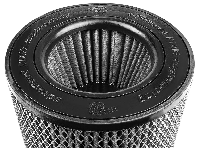 aFe Magnum FORCE Intake Air Filter w/Pro DRY S 5 5-1/2IN F x 9IN B x 9IN T x 7INw/Expanded Metal Air Filters - Universal Fit aFe