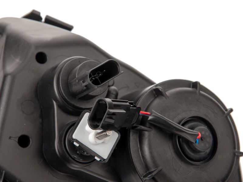 Raxiom 10-12 Ford Mustang LED Projector Headlights SEQL Turn Signals- Blk Housing (Clear Lens) Headlights Raxiom