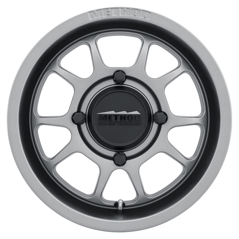 Method MR409 Bead Grip 15x7 / 5+2/38mm Offset / 4x156 / 132mm CB Steel Grey Wheel Wheels - Cast Method Wheels