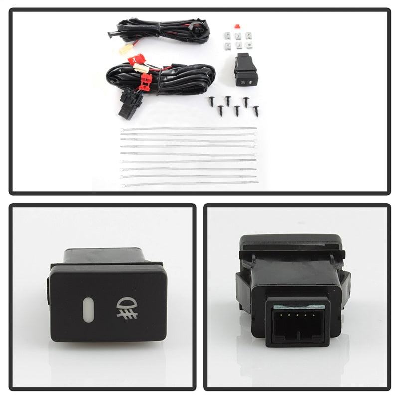 Spyder 17-18 Honda CRV OEM Fog Lights w/Switch & Cover - Clear (FL-HCRV2017-T-C) Fog Lights SPYDER