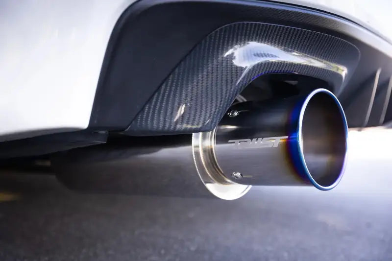 GReddy Titanium Trust PE-TR Tip L 110MM x 115MM - Titanium Burnt Finish Catback GReddy