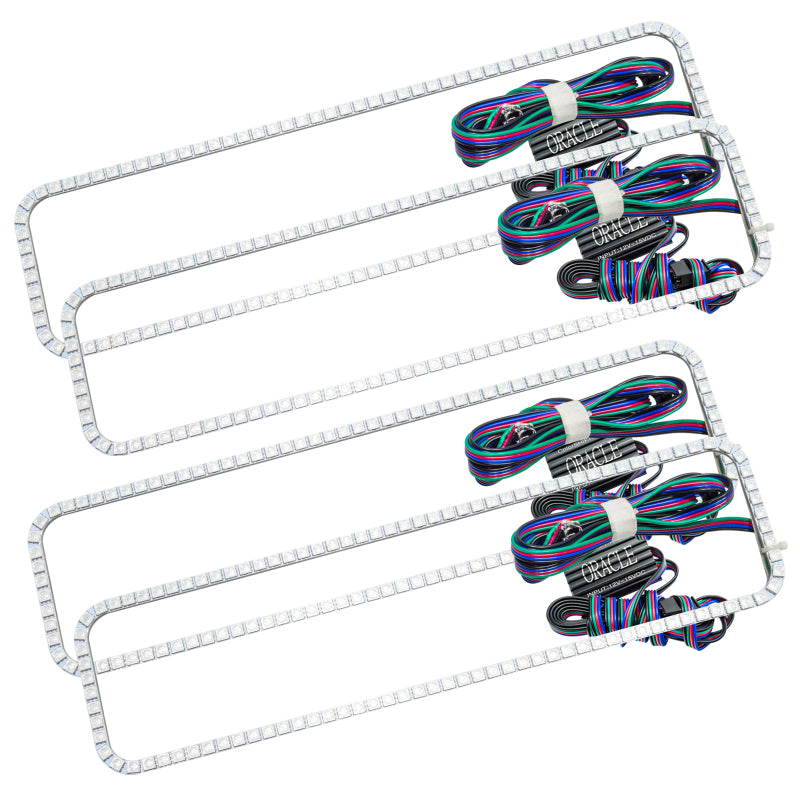 Oracle Chevrolet Tahoe 95-00 Dual Halo Kit - ColorSHIFT w/o Controller Headlights ORACLE Lighting