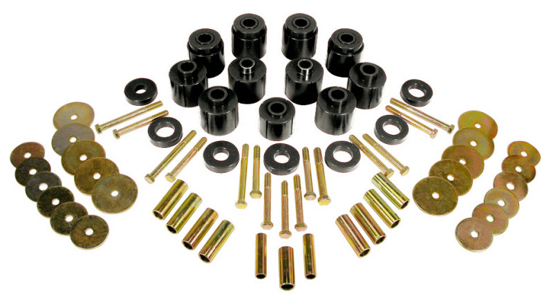 Prothane 76-79 Jeep CJ5/7 1in Lift Body Mount - Black Bushing Kits Prothane