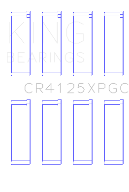 King Engine Bearings Subaru EJ20/EJ22/EJ25 pMaxKote Performance Rod Bearing Set - Size +.026mm Bearings King Engine Bearings