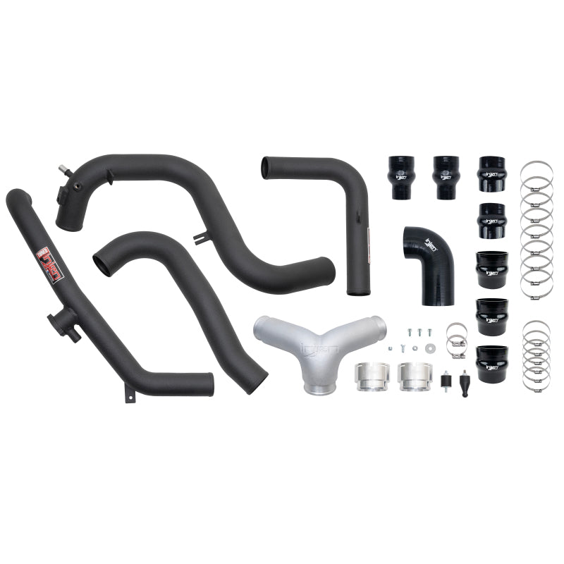 Injen 21-23 Ford Bronco 2.7L V6 (TT) EcoBoost SES Intercooler Pipes - Wrinkle Black Intercooler Pipe Kits Injen