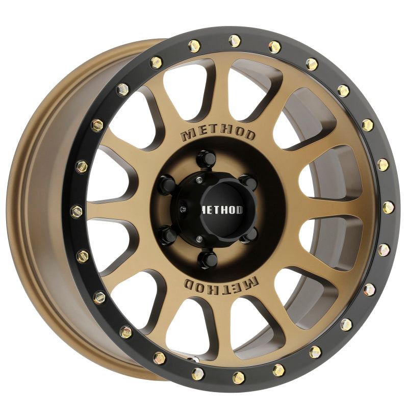 Method MR305 NV 18x9 -12mm Offset 6x5.5 108mm CB Method Bronze/Black Street Loc Wheel Wheels - Cast Method Wheels