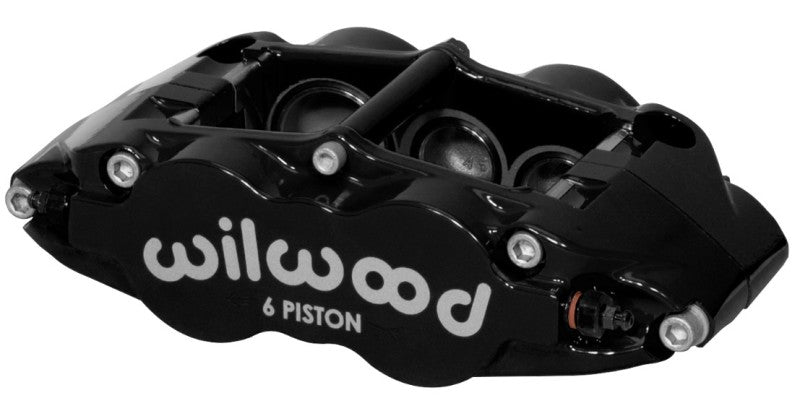Wilwood Caliper-Forged Narrow Superlite 6R-R/H - Aluminum 1.75/1.25in/1.25in Pistons - 1.10in Rotor Brake Calipers - Perf Wilwood