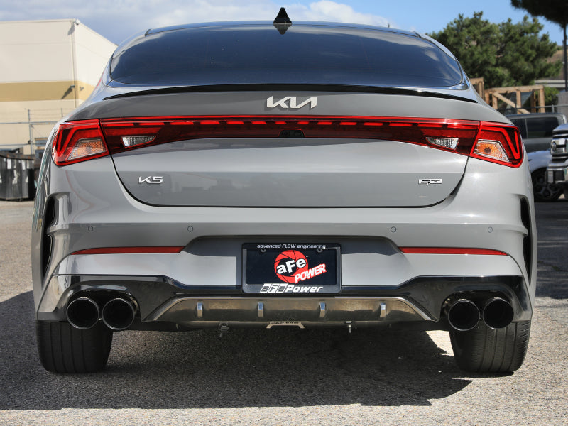 aFe Takeda 21-24 Kia K5 GT L4-2.5L (t) SS Axle-Back Exhaust System w/ Black Tips Axle Back aFe
