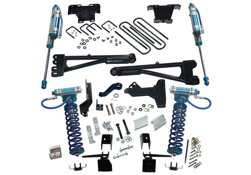 Superlift 17-19 Ford F-250 SD 4WD (Diesel) 6in Radius Arm Lift Kit King Fr Coils/RR Reservoir Shocks Lift Kits Superlift