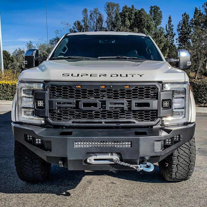 Westin 17-22 Ford F-250/350 Pro-Series Front Bumper- Textured Black Bumpers - Steel Westin
