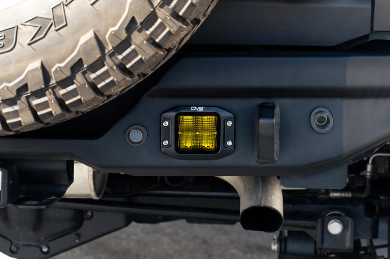 DV8 3-Inch Elite Series LED Amber Flush Mount Pod Light Light Bars & Cubes DV8 Offroad