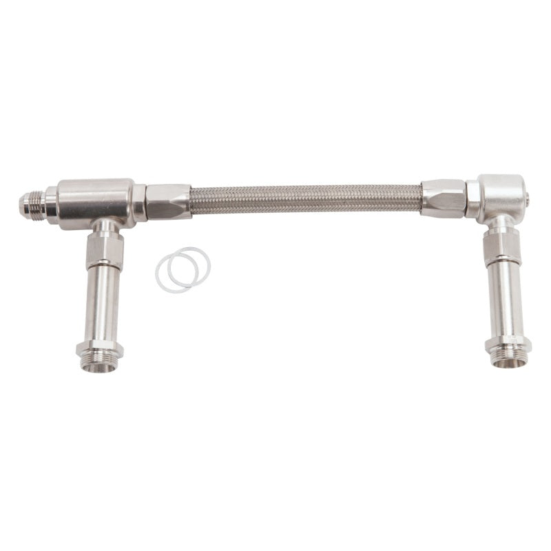 Russell Performance -8 AN to -8 AN ProFlex Holley 4150 Dual Inlet Carb Kit (Endura) (w Fuel Filter) Fuel Filters Russell