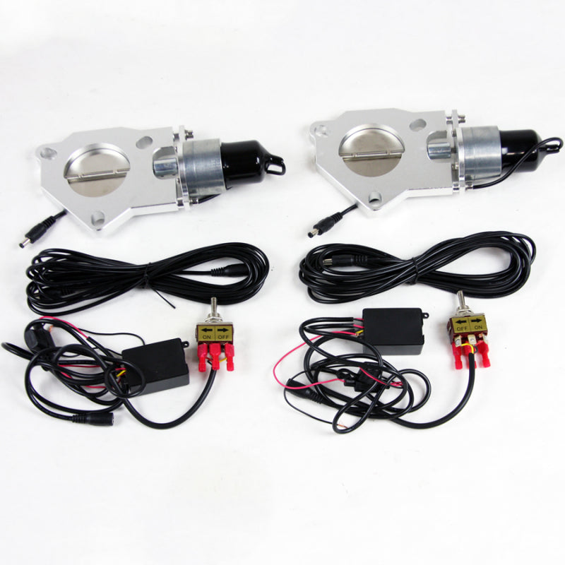 Granatelli 3.0in Dual Electronic Exhaust Cutout (Cutout Only) Exhaust Cutouts Granatelli Motor Sports