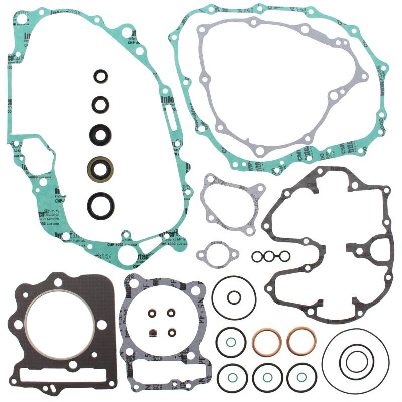 Vertex Gaskets 99-04 Honda TRX400EX Complete Gasket Kit w/ Oil Seals Engine Hardware Vertex Pistons