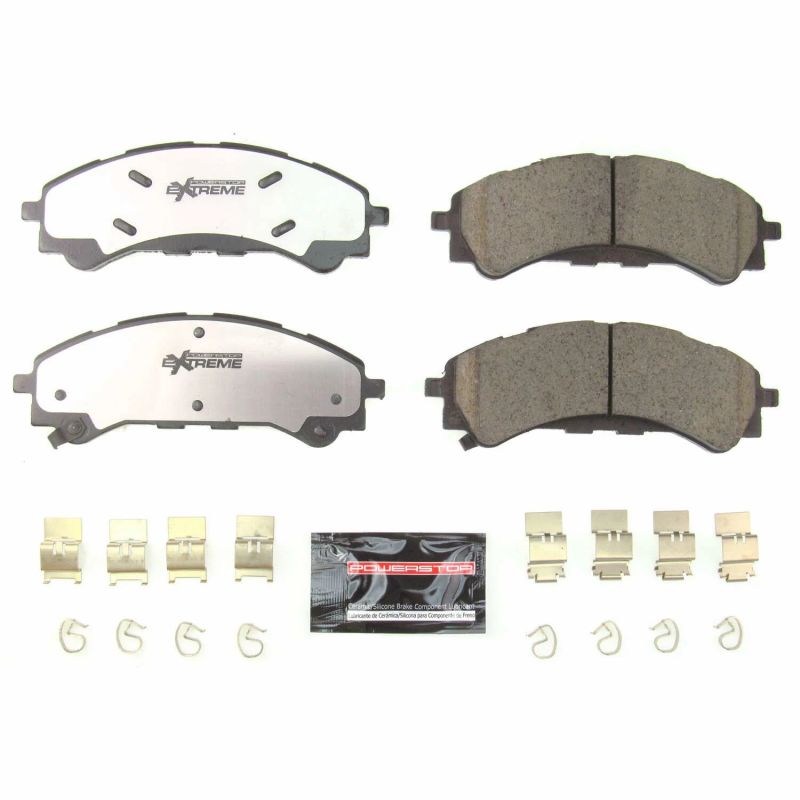 Power Stop 2019 Ford Ranger Front Z36 Truck & Tow Brake Pads w/Hardware Brake Pads - Performance PowerStop