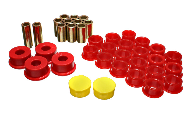 Energy Suspension 91-94 Nissan Sentra/NX1600/2000 Red Rear Control Arm Bushing Set Bushing Kits Energy Suspension