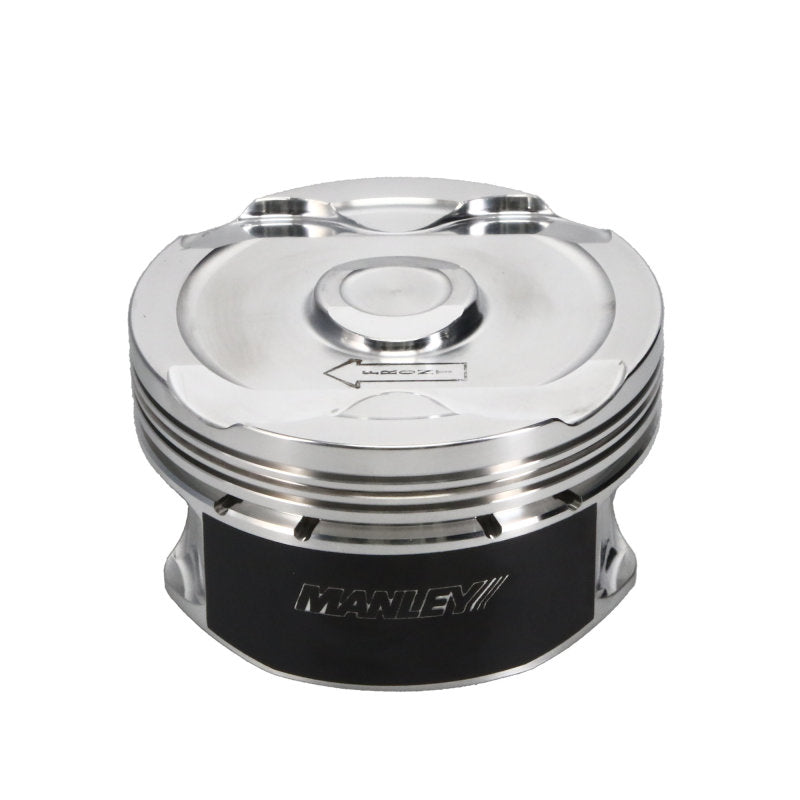 Manley 2018+ Ford Coyote 5.0L DOHC -6cc Dish 3.700in Bore 10:1 CR Platinum Extreme Duty Piston Set Piston Sets - Forged - 8cyl Manley Performance