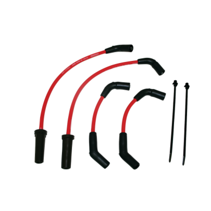 Moroso 2018+ Harley-Davidson Milwaukee 8 Softail Ultra 40 Wire Set - Red Spark Plug Wire Sets Moroso