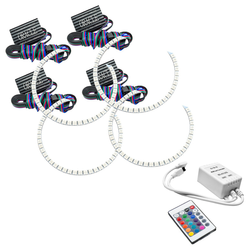 Oracle Lincoln LS 03-06 Halo Kit - ColorSHIFT w/ Simple Controller Headlights ORACLE Lighting