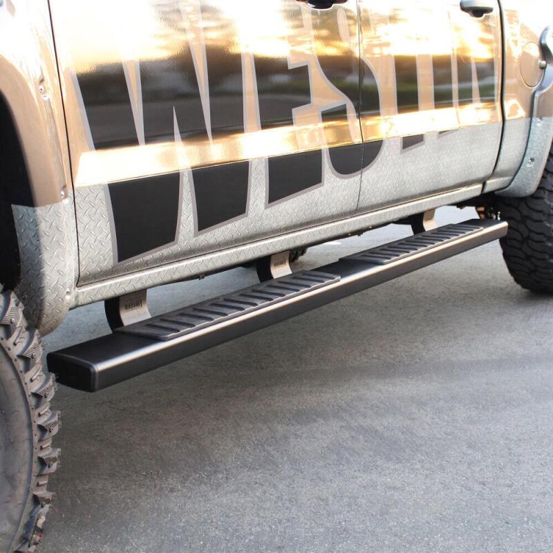 Westin 2009-2018 Dodge/Ram 1500 Quad Cab R7 Nerf Step Bars - Black Nerf Bars Westin