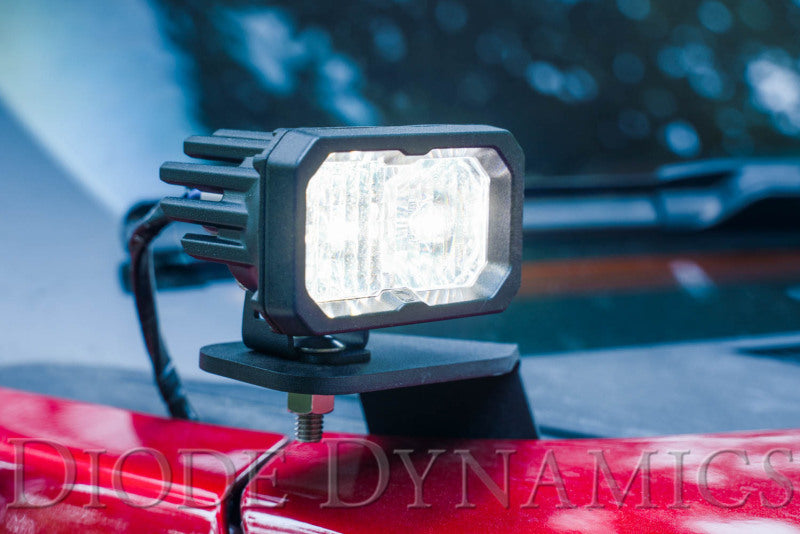 Diode Dynamics 15-20 Ford F-150/Raptor Sport SS3 LED Ditch Light Kit - Yellow Combo Light Accessories and Wiring Diode Dynamics