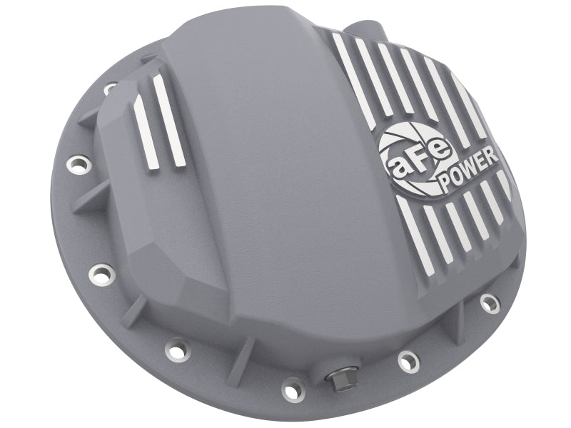 aFe Pro Series GMCH 9.5 Rear Diff Cover Raw w/ Machined Fins 19-20 GM Silverado/Sierra 1500 Diff Covers aFe