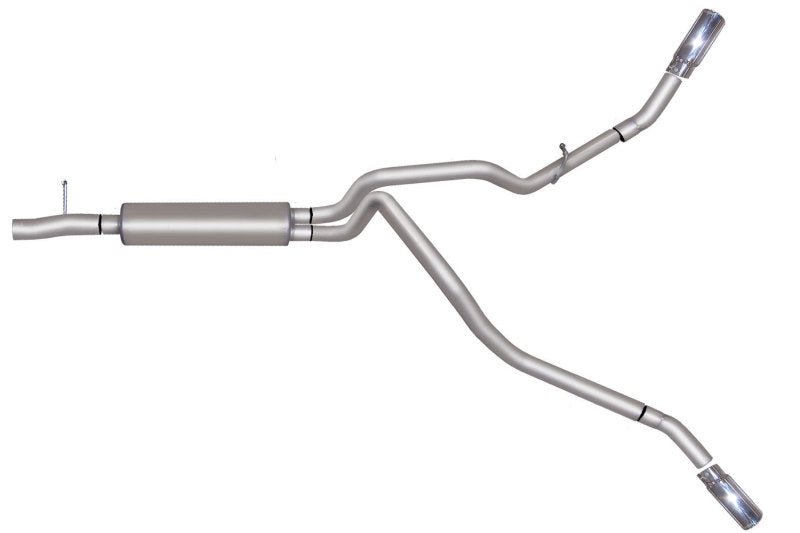 Gibson 08-09 Ford F-250 Super Duty FX4 5.4L 2.5in Cat-Back Dual Extreme Exhaust - Aluminized Catback Gibson
